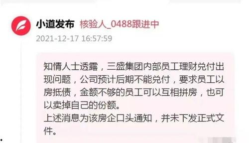 三盛集团爆料事件视频最新,事件真相与内幕曝光